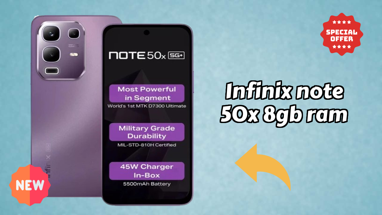 Infinix Note 50X 8GB RAM Price: ₹12,339 - Complete Buying Guide